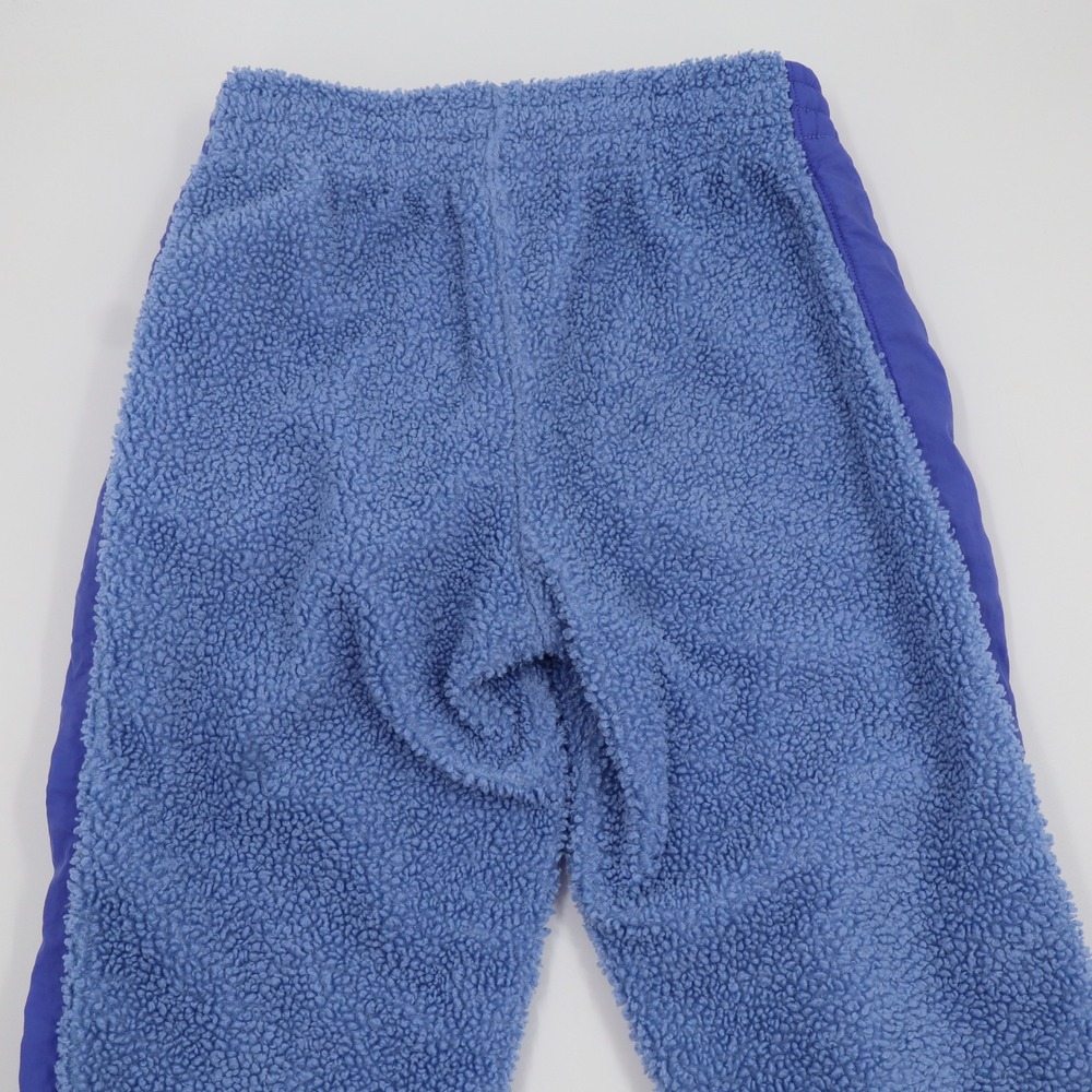 Nike Sherpa Fleece Joggers Womens Medium Blue High Pile Tapered Sweatpants - Picture 11 of 13
